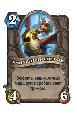 Золотая карта «Учитель полетов»
