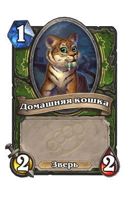 Золотая карта «Домашняя кошка»