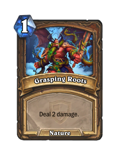Карта Hearthstone «Цепкие корни»