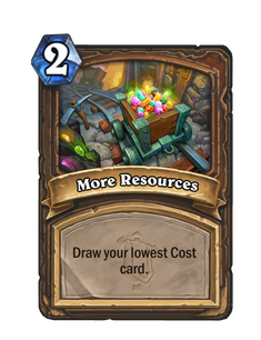 Карта Hearthstone «Больше ресурсов»
