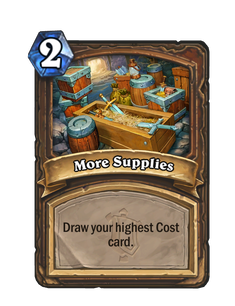 Карта Hearthstone «Больше припасов»