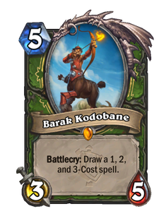 Карта Hearthstone «Барак Кодобой»