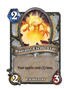 Карта Hearthstone «Сияющий элементаль»