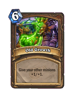 Карта Hearthstone «Старые заросли»
