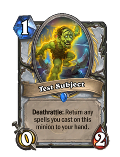 Карта Hearthstone «Подопытный»