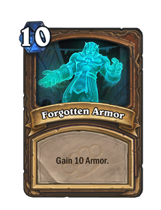 Карта Hearthstone «Забытая броня»