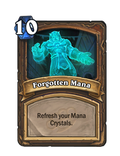 Карта Hearthstone «Забытая мана»