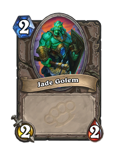 Карта Hearthstone «Нефритовый голем»