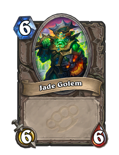 Карта Hearthstone «Нефритовый голем»