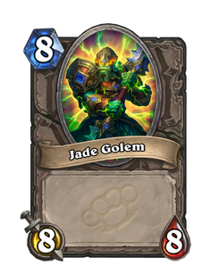 Карта Hearthstone «Нефритовый голем»