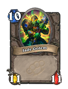 Карта Hearthstone «Нефритовый голем»
