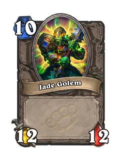 Карта Hearthstone «Нефритовый голем»