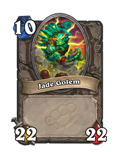 Карта Hearthstone «Нефритовый голем»