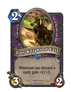 Карта Hearthstone «Малый рыцарь зла»