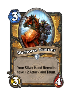 Карта Hearthstone «Боевой берейтор»