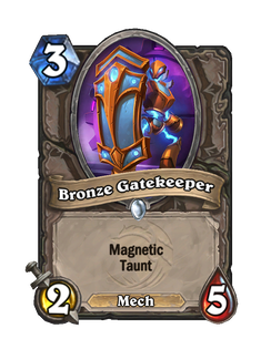 Карта Hearthstone «Бронзовая привратница»