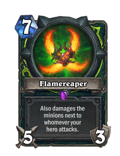 Карта Hearthstone «Огненный жнец»