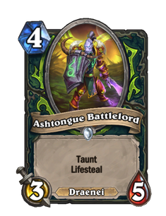 Карта Hearthstone «Пеплоуст-военачальник»