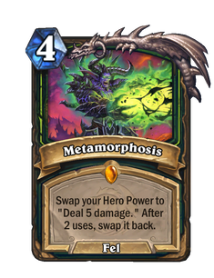 Карта Hearthstone «Метаморфоза»