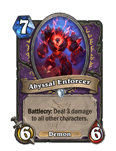 Карта Hearthstone «Могучий абиссал»