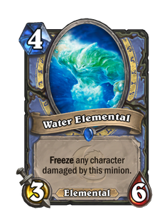 Карта Hearthstone «Элементаль воды»