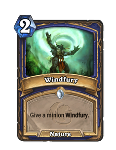 Карта Hearthstone «Неистовство ветра»