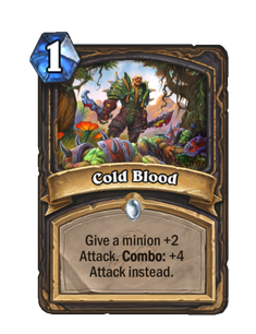 Карта Hearthstone «Хладнокровие»