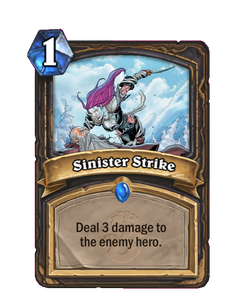 Карта Hearthstone «Коварный удар»