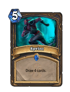 Карта Hearthstone «Спринт»