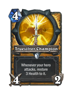 Карта Hearthstone «Серебряный клинок»