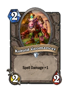 Карта Hearthstone «Кобольд-геомант»