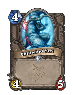Карта Hearthstone «Морозный йети»