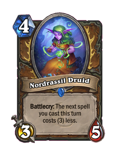 Карта Hearthstone «Друид Нордрассила»