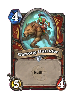 Карта Hearthstone «Всадник Песни Войны»