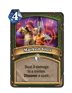 Карта Hearthstone «Прицельный залп»