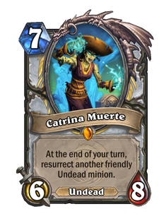 Карта Hearthstone «Катрина Муэрте»