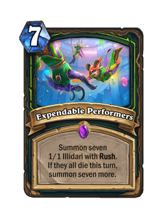 Карта Hearthstone «Одноразовые акробаты»