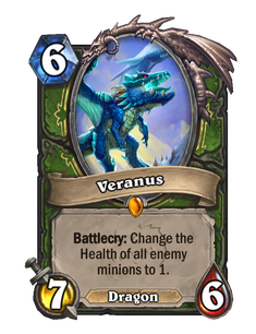 Карта Hearthstone «Веранус»