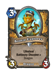 Карта Hearthstone «Бронзовый исследователь»