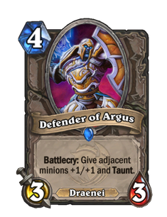 Карта Hearthstone «Защитник Аргуса»