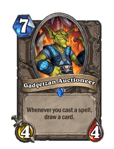 Карта Hearthstone «Гоблин-аукционист»