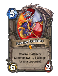 Карта Hearthstone «Лирой Дженкинс»