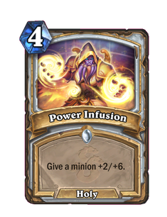 Карта Hearthstone «Придание сил»