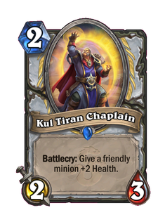 Карта Hearthstone «Кул-тирасский капеллан»