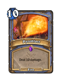 Карта Hearthstone «Огненная глыба»