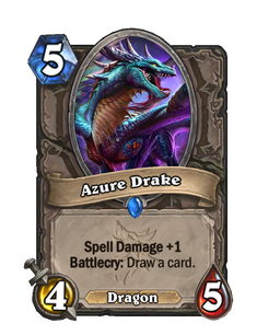 Карта Hearthstone «Лазурный дракон»