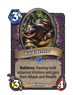 Карта Hearthstone «Ужасень Бездны»