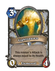 Карта Hearthstone «Порождение Света»