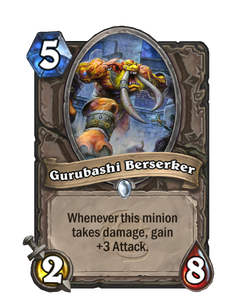Карта Hearthstone «Берсерк Гурубаши»