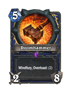 Карта Hearthstone «Молот Рока»